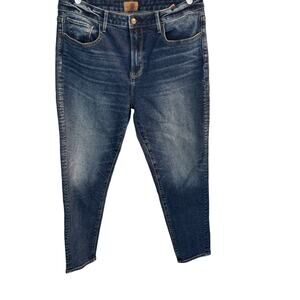 Driftwood Jeans Women's 32 Blue Gizelle Denim Straight Leg‎ Plus